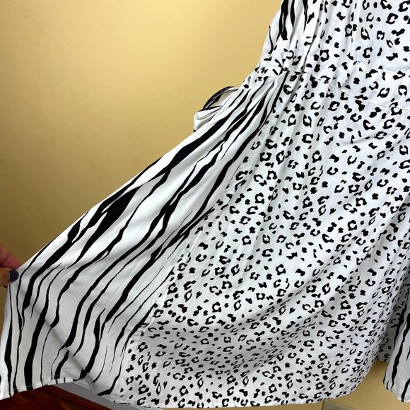 NEW Asos Mixed Print Sundress Fit & Flare Dress 8 - Picture 4 of 9